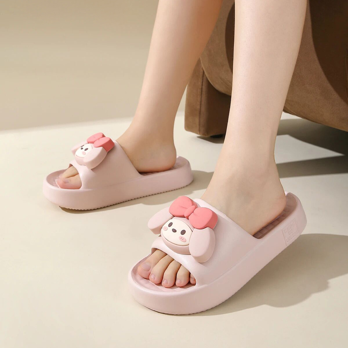 2W-ZYMJ Women's Cute Summer Slides